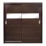190 cm breiter Kleiderschrank mit 6 Fächern und 2 Türen | Farbe: Wenge-Optik Abbildung