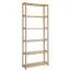 Regal, Küchenregal, Wohnzimmerregal, Bücherregal - 80 cm breit, Kiefer Holz-Massiv, Farbe: Natur Abbildung