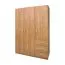 Schlafzimmer - Kleiderschrank, Farbe: Erle - Abmessungen: 200 x 140 x 58 cm (H x B x T) Abbildung