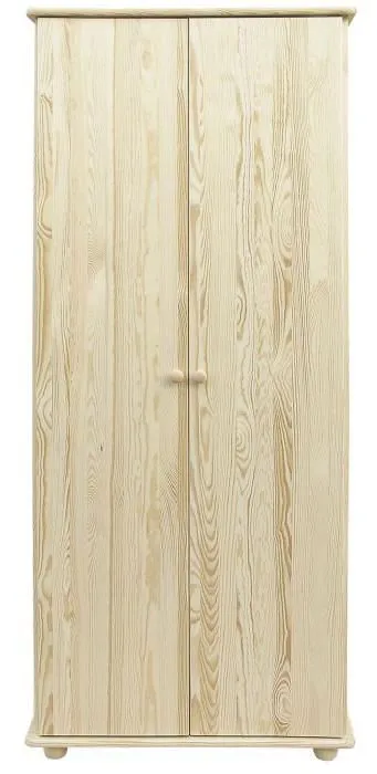 Garderobenschrank Massivholz - Abmessung 195 x 84 x 59 cm (H x B x T) Abbildung