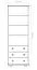 Schrank Kiefer massiv Vollholz natur Junco 42 - Abmessungen: 196 x 65 x 42 cm (H x B x T)