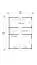 Ferienhaus F34 mit 2 Etagen | 65,3 m² | 92 mm Blockbohlen | Naturbelassen | Inkl. Fußboden &  Fenster 1-Hand-Dreh-Kippsystematik