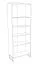 Kleiderschrank mit Spiegel Albondon 15, Farbe: Eiche / Anthrazit - Abmessungen: 188 x 71 x 35 cm (H x B x T)