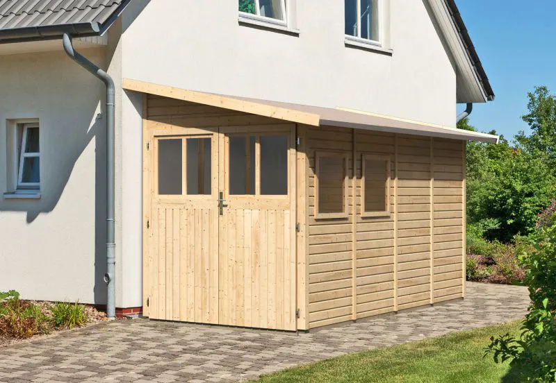 Gartenhaus naturbelassen, Grundfläche: 6,4m²