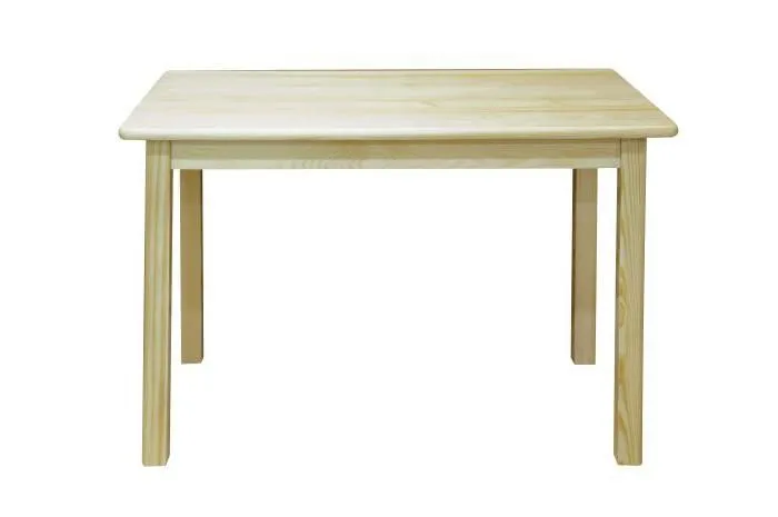 Kiefertisch 70 x 100 cm Abbildung