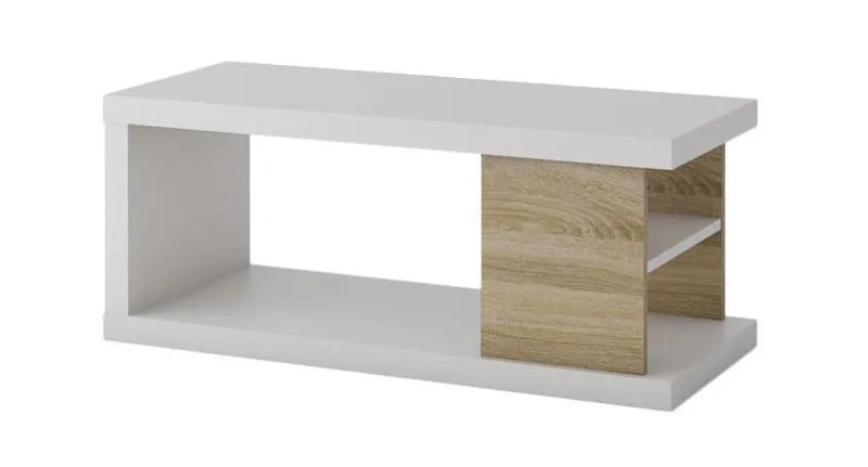 Wohnzimmertisch Farbe: Sonoma Eiche 55x100x41 cm Abbildung
