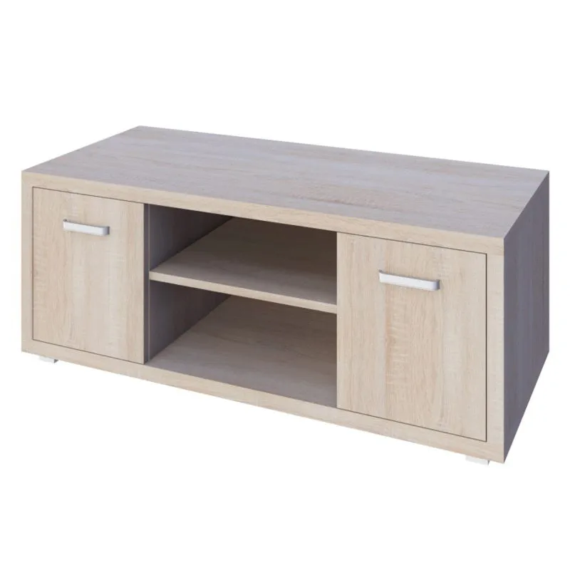 TV-Unterschrank Kerowagi 20, Farbe: Sonoma Eiche - Abmessungen: 50 x 130 x 49 cm (H x B x T)