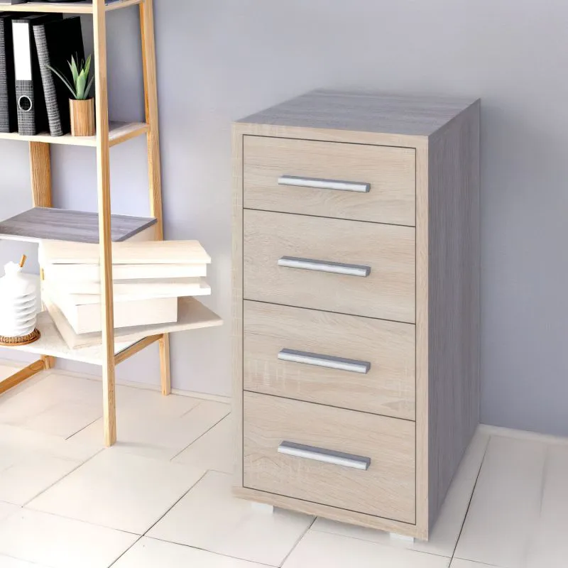 Kommode Garut 08, Farbe: Sonoma Eiche - Abmessungen: 66 x 35 x 50 cm (H x B x T)