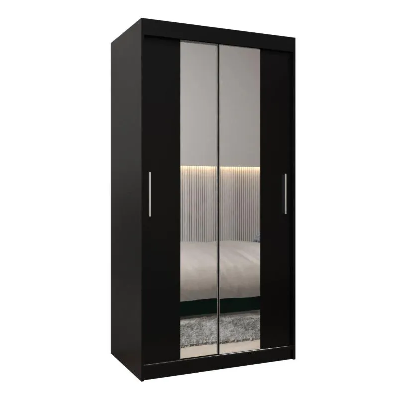 Kleiderschrank schwarz Abbildung