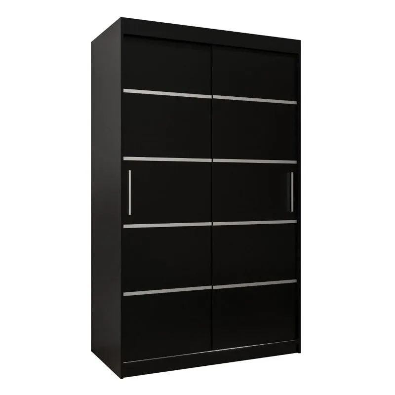 Kleiderschrank schwarz Abbildung