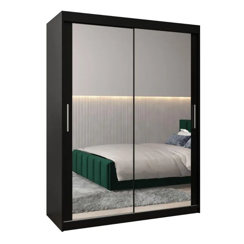 Kleiderschrank schwarz Abbildung