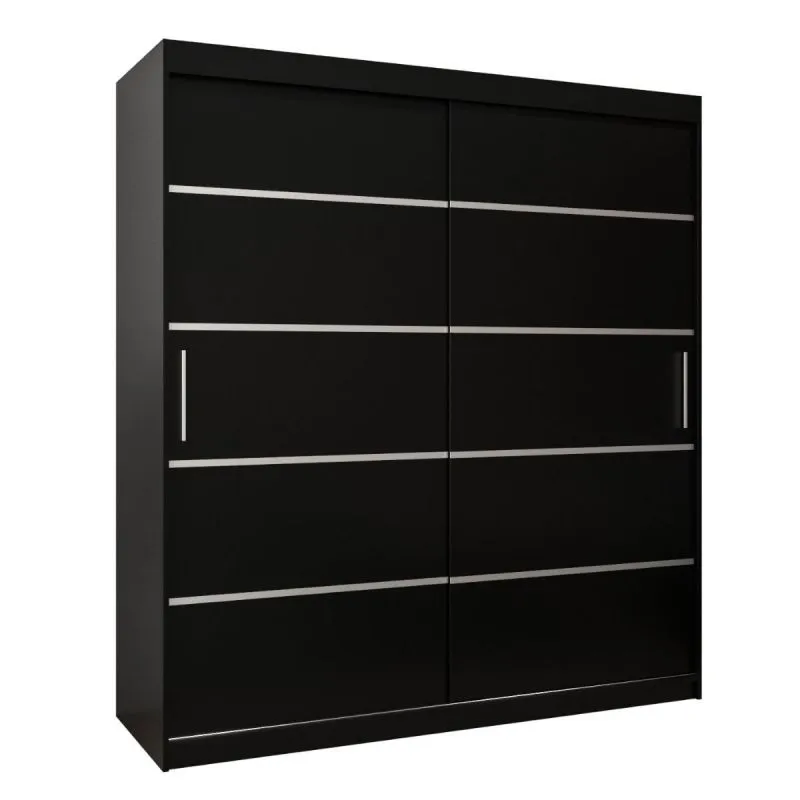 Kleiderschrank schwarz Abbildung