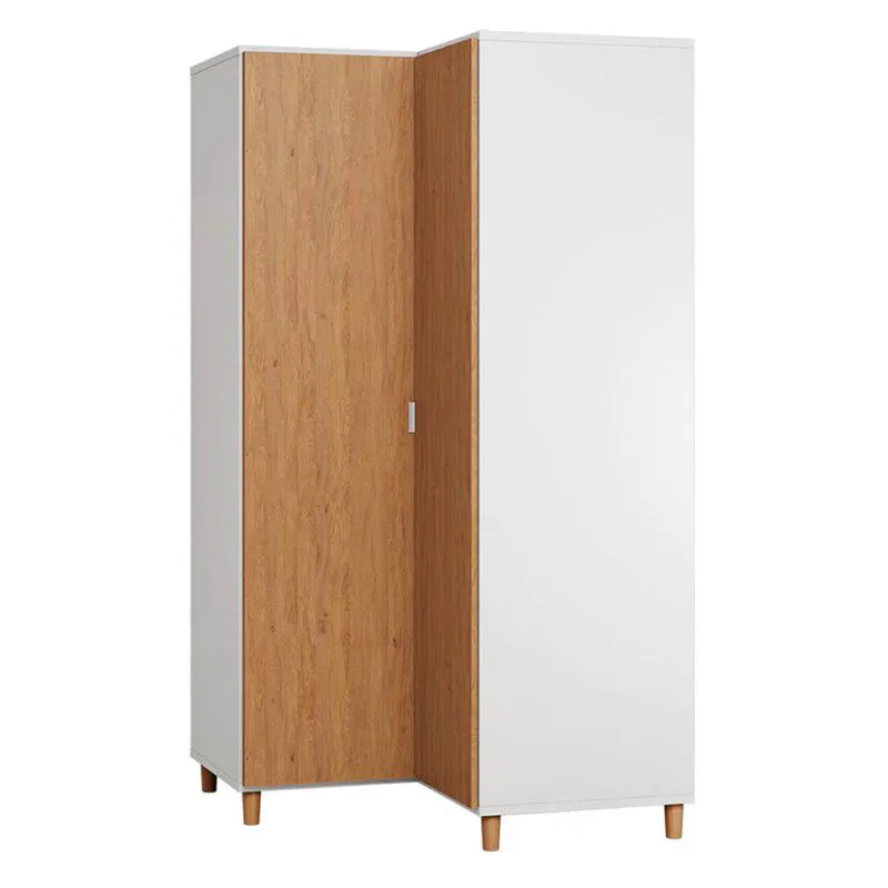 Kleiderschrank mit 2 Türen, 5 Fächern Abbildung