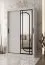 Kleiderschrank | 1 Spiegeltür | Weiß Matt | 120 x 62 x 200 cm | 2 Kleiderstangen | zuverlässiges Gleitsysteme | 5 Fächer | Moderne Details