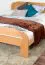 Doppelbett / Gästebett Wooden Nature 140 Buche massiv Natur, inkl. Lattenrost - 160 x 200 cm (B x L)