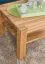 Beistelltisch Couchtisch Eiche Massivholz Farbe: Natur 50x65x65 cm