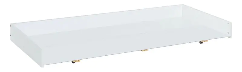 Schublade für Jugendbett Skalle, Farbe: Weiß - Abmessungen: 20 x 197 x 86 cm (H x B x T)