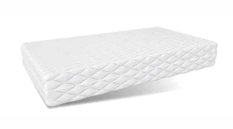 Matratze | 90 x 195 cm | Kern aus Schaumstoff und Kokosfasern | Härtegrad H3 | Matratzenbezug 100 % Polyester