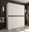 Drehtürenschrank | Weiß | 8 Drehtüren | 6 Fächer | 2 Kleiderstangen | Kleiderschrank | 180 x 52 x 203 cm | hochwertig Verarbeitet | Soft-Close Funktion