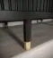 Außergewöhnlicher Schiebetürenschrank Jotunheimen 162, Farbe: Schwarz - Abmessungen: 208 x 150,5 x 62 cm (H x B x T)