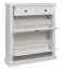 Schuhschrank "Veternik" 01, Farbe: Weiß - Abmessungen: 110 x 98 x 28 cm (H x B x T)