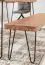 Massivholz Sitzbank mit Haarnadelbeinen, Farbe: Akazie / Schwarz - Abmessungen: 45 x 160 x 40 cm (H x B x T), Handgefertigt