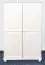 Kommode Kiefer massiv Vollholz weiß Junco 157 – Abmessungen: 140 x 89 x 41 cm (H x B x T)