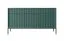 Kommode Worthing 05, Farbe: Grün / Schwarz / Gold - Abmessungen: 83 x 154 x 39 cm (H x B x T)