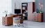 Kommode Mojokerto 02, Farbe: Walnuss / Schwarz - Abmessungen: 85 x 90 x 39 cm (H x B x T)