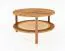 Couchtisch Wellsford 50 Wildeiche massiv geölt - Abmessungen: 60 x 60 x 35 cm (B x T x H)