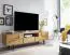 TV-Unterschrank / Lowboard, Farbe: Eiche - Abmessungen: 46 x 160 x 43 cm (H x B x T)
