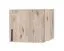 Aufsatz für Drehtürenschrank / Kleiderschrank Tripoli 01, Farbe: Eiche - Abmessungen: 40 x 47 x 54 cm (H x B x T)
