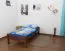Jugendzimmerbett Kirschfarben "Easy Premium Line" K1/1n, massives Buchenholz, Matratzenmaße 90 x 200 cm, niedriges Kopfteil 