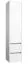 Badezimmer - Hochschrank Malegaon 38, Farbe: Weiß matt – Abmessungen: 160 x 35 x 35 cm (H x B x T)