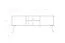 TV-Unterschrank Rolleston 25 Kernbuche massiv geölt - Abmessungen: 57 x 144 x 46 cm (H x B x T)