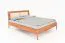 Einzelbett / Gästebett Wellsford 02 Kernbuche massiv geölt - Liegefläche: 90 x 200 cm (B x L)
