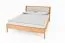 Doppelbett Wellsford 03 Wildeiche massiv geölt - Liegefläche: 160 x 200 cm (B x L)