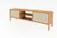 TV-Unterschrank Wellsford 12 Wildeiche massiv geölt - Abmessungen: 64 x 204 x 46 cm (H x B x T)
