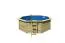 Pool aus Holz Modell 1 X SET, Farbe: Natur KDI, Ø 432,5 cm, inkl. Leitern