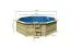 Garten Pool aus Holz Modell 2 X SET, Farbe: Natur KDI, Ø 508 cm, inkl. Leitern