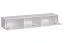 Elegante Wohnwand Balestrand 193, Farbe: Weiß - Abmessungen: 160 x 330 x 40 cm (H x B x T), mit LED-Beleuchtung