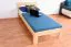 Kinderbett / Jugendbett Kiefer massiv Vollholz natur 74, inkl. Lattenrost - 90 x 200 cm (B x L)