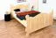 Kinderbett / Jugendbett Kiefer massiv Vollholz natur 91, inkl. Lattenrost - 140 x 200 cm (B x L)