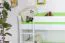 Kinderbett Etagenbett Martin Buche Vollholz massiv weiß lackiert  inkl. Rollrost - 90 x 200 cm, teilbar