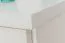 Kommode Kiefer massiv Vollholz weiß lackiert Columba 09 – Abmessung 124 x 100 x 50 cm