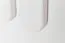 Garderobe Kiefer massiv Vollholz weiß lackiert Junco 346 – Abmessung 100 x 80 x 33 cm