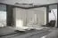 Schlafzimmer - Kleiderschrank, Farbe: Beige / Beige Hochglanz - 224 x 92 x 56 cm (H x B x T)