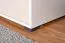 Kommode 26, Farbe: Weiß / Creme - Abmessungen: 134 x 86 x 37 cm (H x B x T)