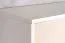 Kleiderschrank, Breite: 126 cm, Farbe: Weiß