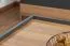 Couchtisch Vaitele 29, Farbe: Anthrazit Hochglanz / Walnuss - 90 x 90 x 37 cm (B x T x H)